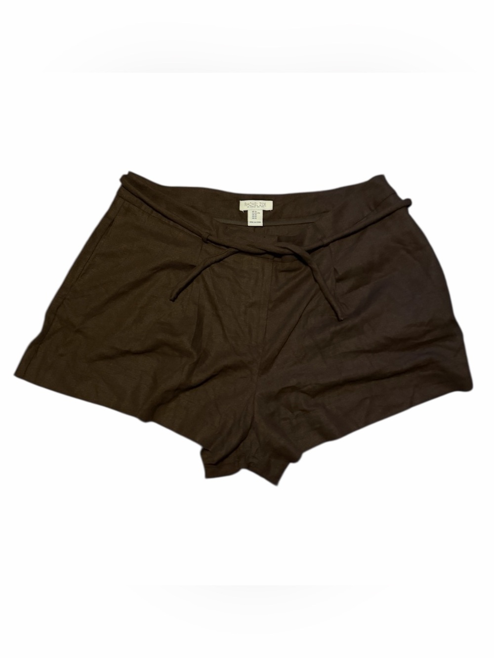 Rachel Zoe Dark Brown Drawstring Shorts